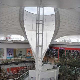 Porto Chino Shopping Mall - Freeform Fabric Roof