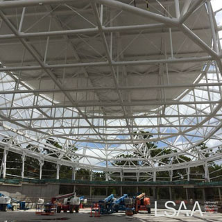 Queensland State Velodrome - Interior View of Roof