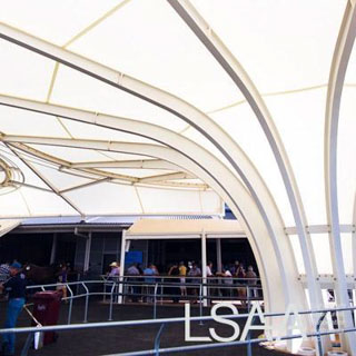 Inglis Selling Centre Fabric Roofs at Warwick Farm Racecourse