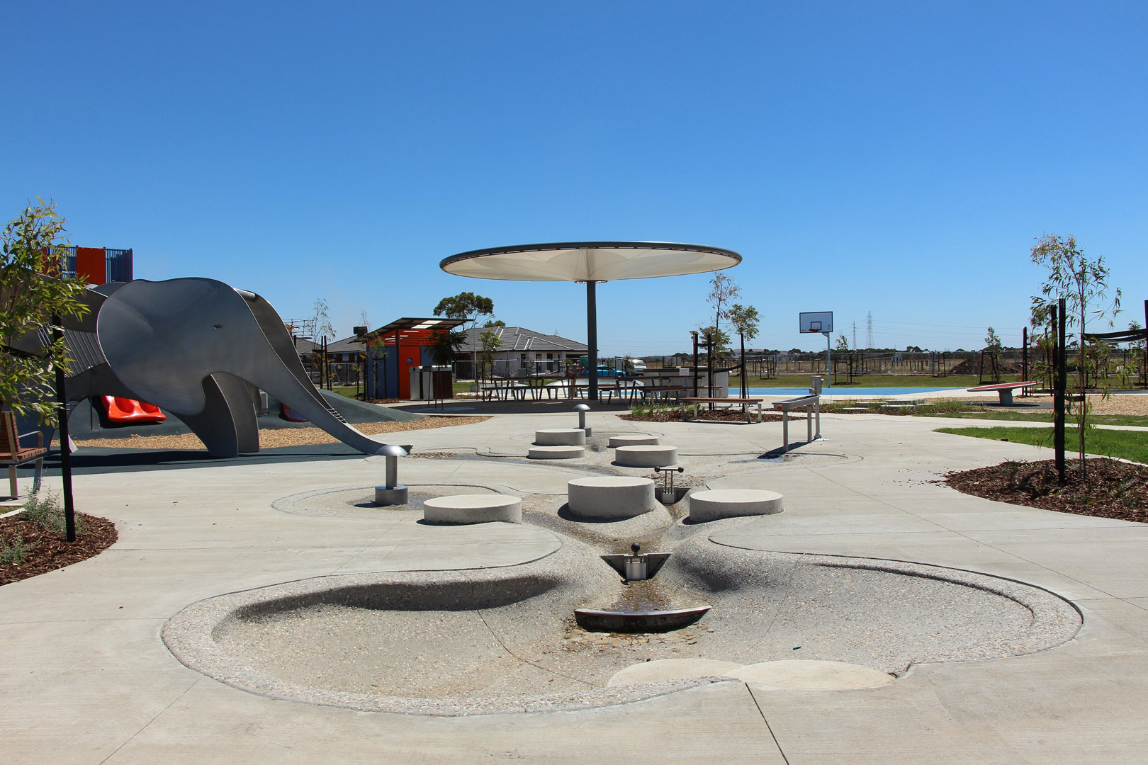 Navigation Park PVC Shade Structure Tarneit,VIC