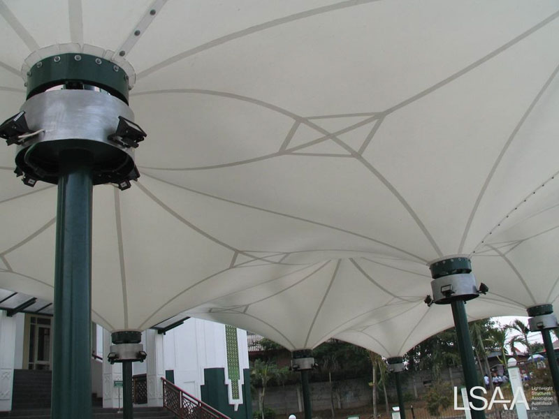 Jakarta Mosque - Membrane Covered Outdoor Area