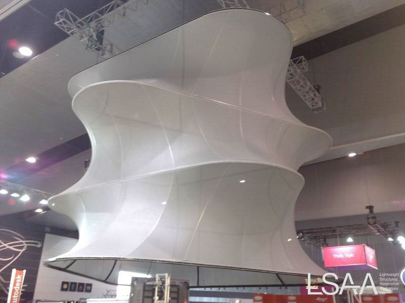 Fabric Sculpture over the RAIA Bar Melbourne 2009