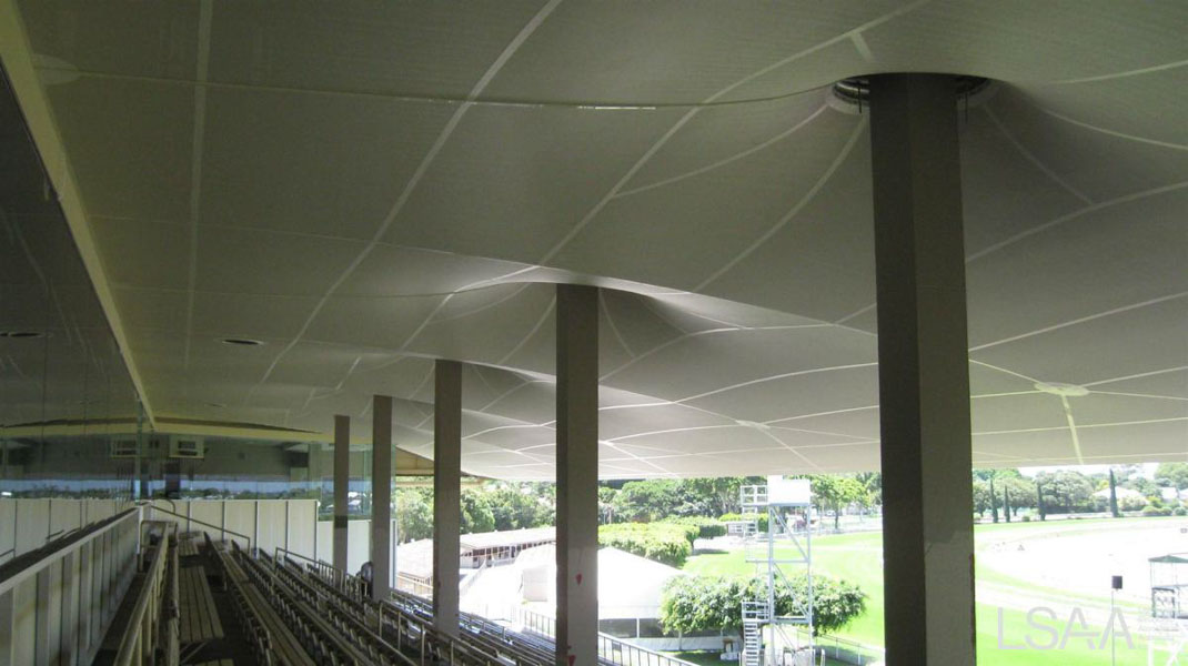 John Power Stand - underside view of roof