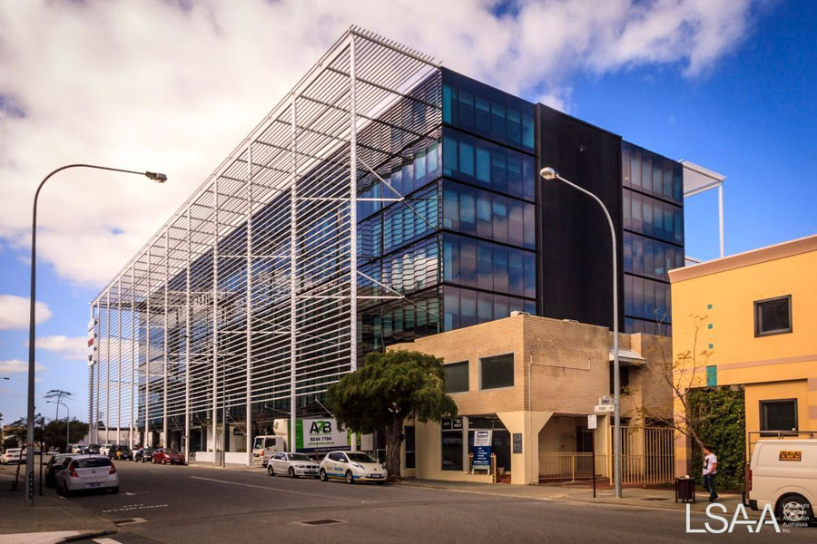 WorkZone Perth - Overall View of External Sun Shade Screen