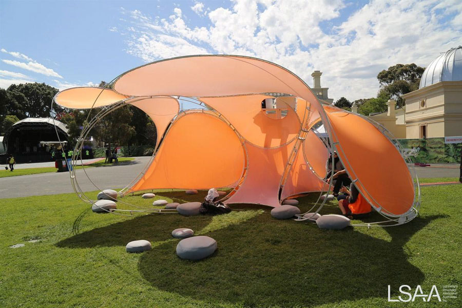 Listen Out Festival Temporary Tensile Canopy