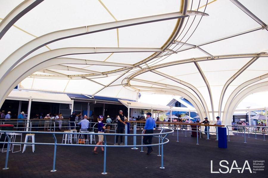 Inglis Selling Centre Fabric Roofs at Warwick Farm Racecourse