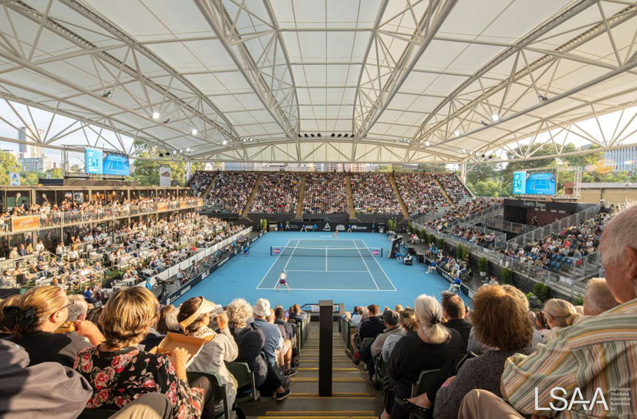 Memorial Drive Tennis Centre Canopy (Credit Peter Barnes)