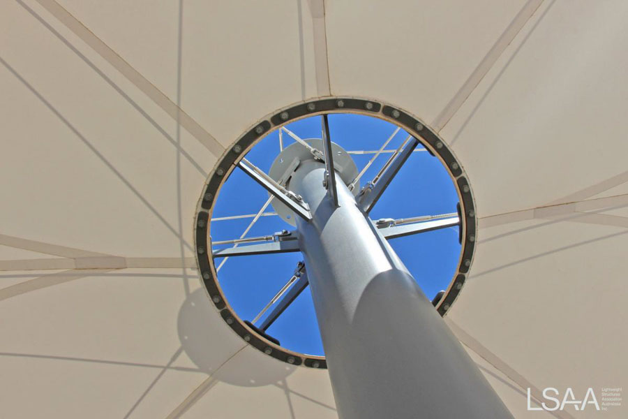 Central Bale Ring and Column Detail