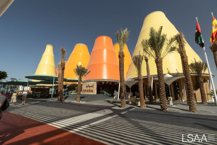Conical Forms for the Spanish Pavilion