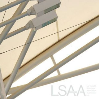 Brisbane State Tennis Outdoor Show Courts - Roof Detail