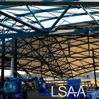 Airspace Hangar Roof Details at Amberley Air Force Base