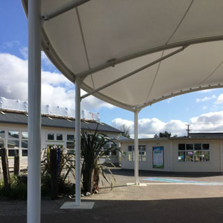 New Sheltered area at Matakana School