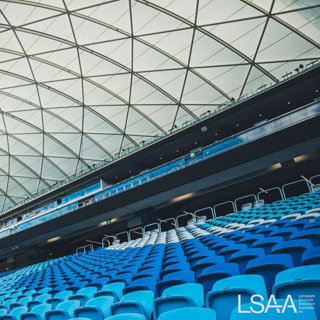 General interior view of the Sydney Football Stadium Roof