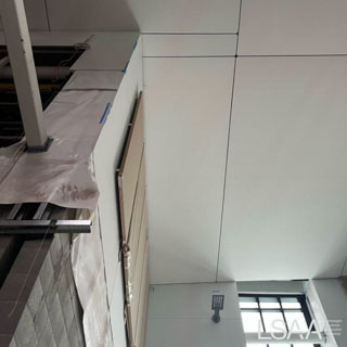 Interior View of Custom Ceiling Panels