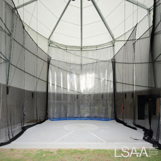 Looking through the opening to the Throw Centre