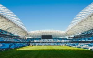 General interior view of the Sydney Football Stadium Roof